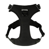 Best Pet Supplies Voyager arnés con correa doble, vista frontal, ideal para caminatas sin tirones