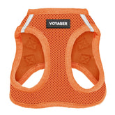 Arnés Voyager de Best Pet Supplies, vista general en color naranja, ideal para paseos seguros.