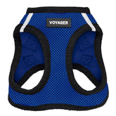Arnés Voyager de Best Pet Supplies, vista frontal, ajuste cómodo para paseos.