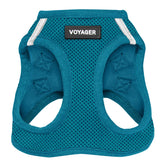 Best Pet Supplies Voyager arnés en turquesa con malla, cómodo para paseos diarios.
