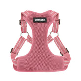 Best Pet Supplies Voyager Step-In Arnés adjustable con malla transpirable rosa para perros