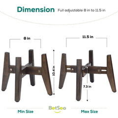 BETSEO diseño-madera-natural-durable: base estable y sin olores.