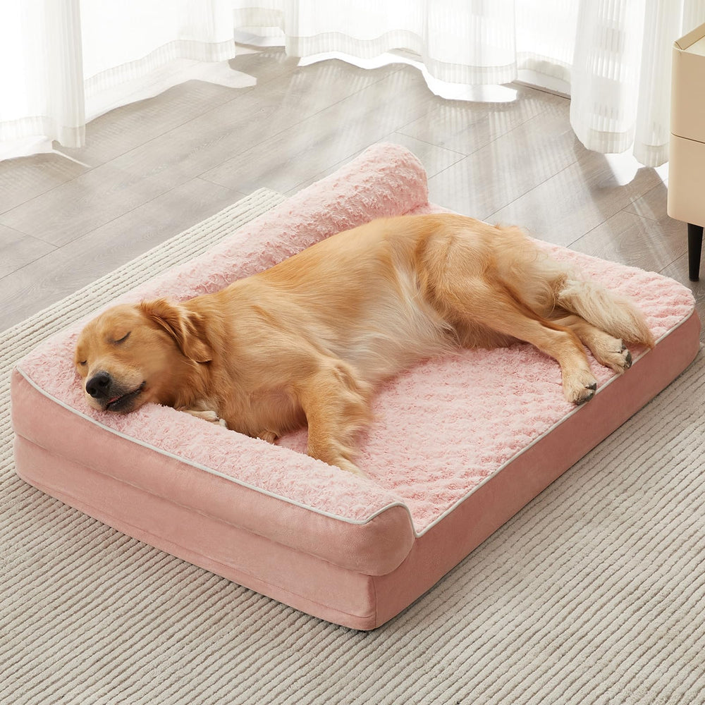 BFPETHOME cama ortopédica para perros grandes ofrece apoyo estable para articulaciones