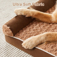Cama grande BFPETHOME de 36x27x6,5 pulgadas para perros grandes.