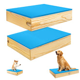 Plataformas conectables de Bhyhok para perros: estructura de madera estable para sesiones de entrenamiento.