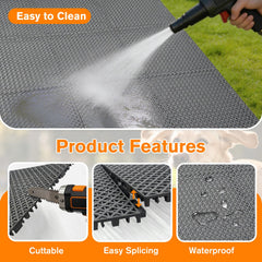 Bhyhok suelo kennel exterior resistente PP para uso diario de perros.