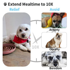 Bifeaw juego mental para perro, transforma la cena en desafío estimulante.