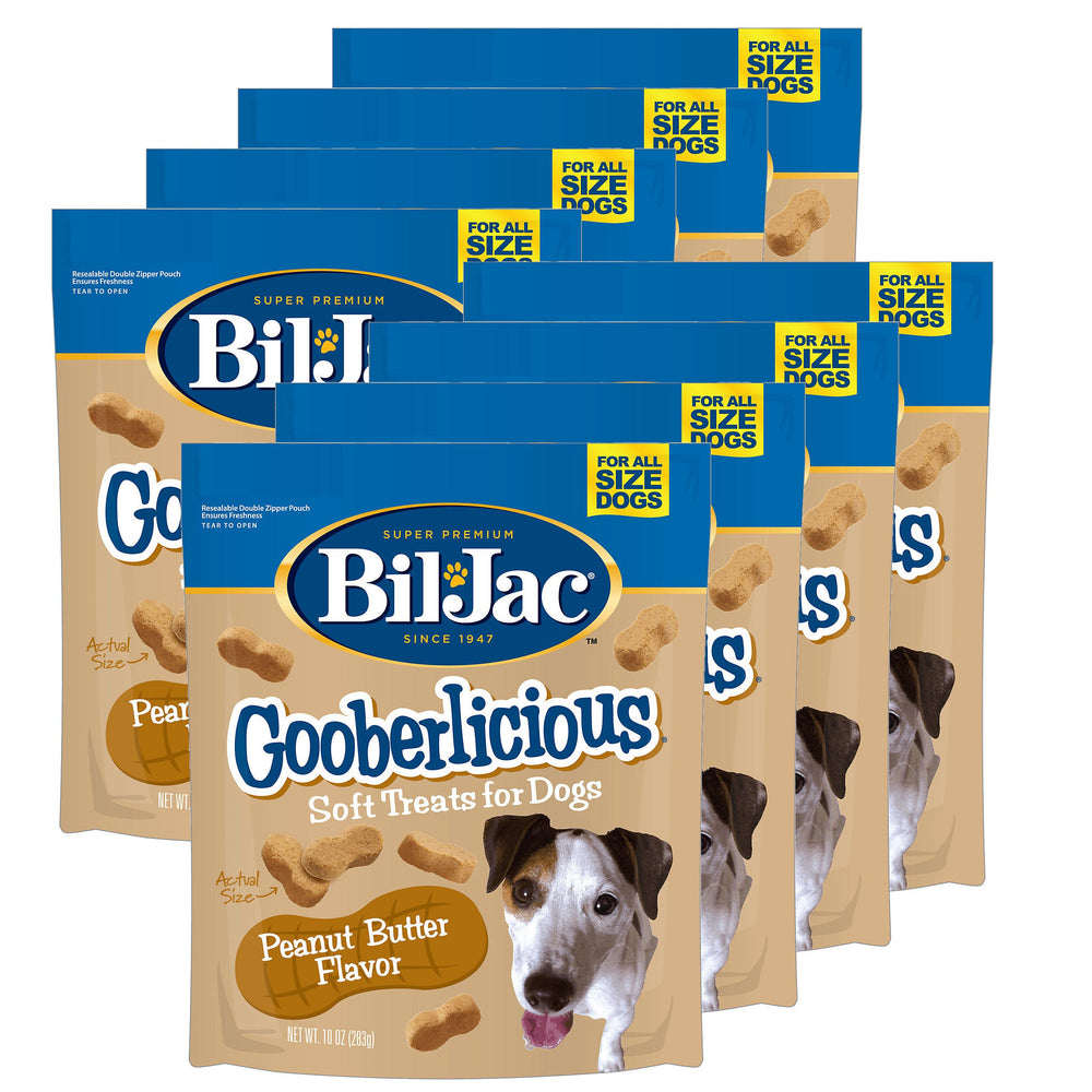 Bil-Jac Gooberlicious: golosinas de mantequilla de cacahuete ideal para entrenamiento y recompensa.