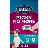 Bil-Jac Picky No More para perros pequeños con pollo real e hígado, apetito mejorado.