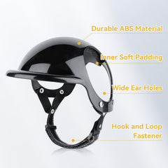 Casco negro ligero Billionchains, perfecto para uso diario y actividades al aire libre