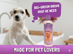 Bio-Groom pelaje de perro tras lavado, brillo suave y esponjoso