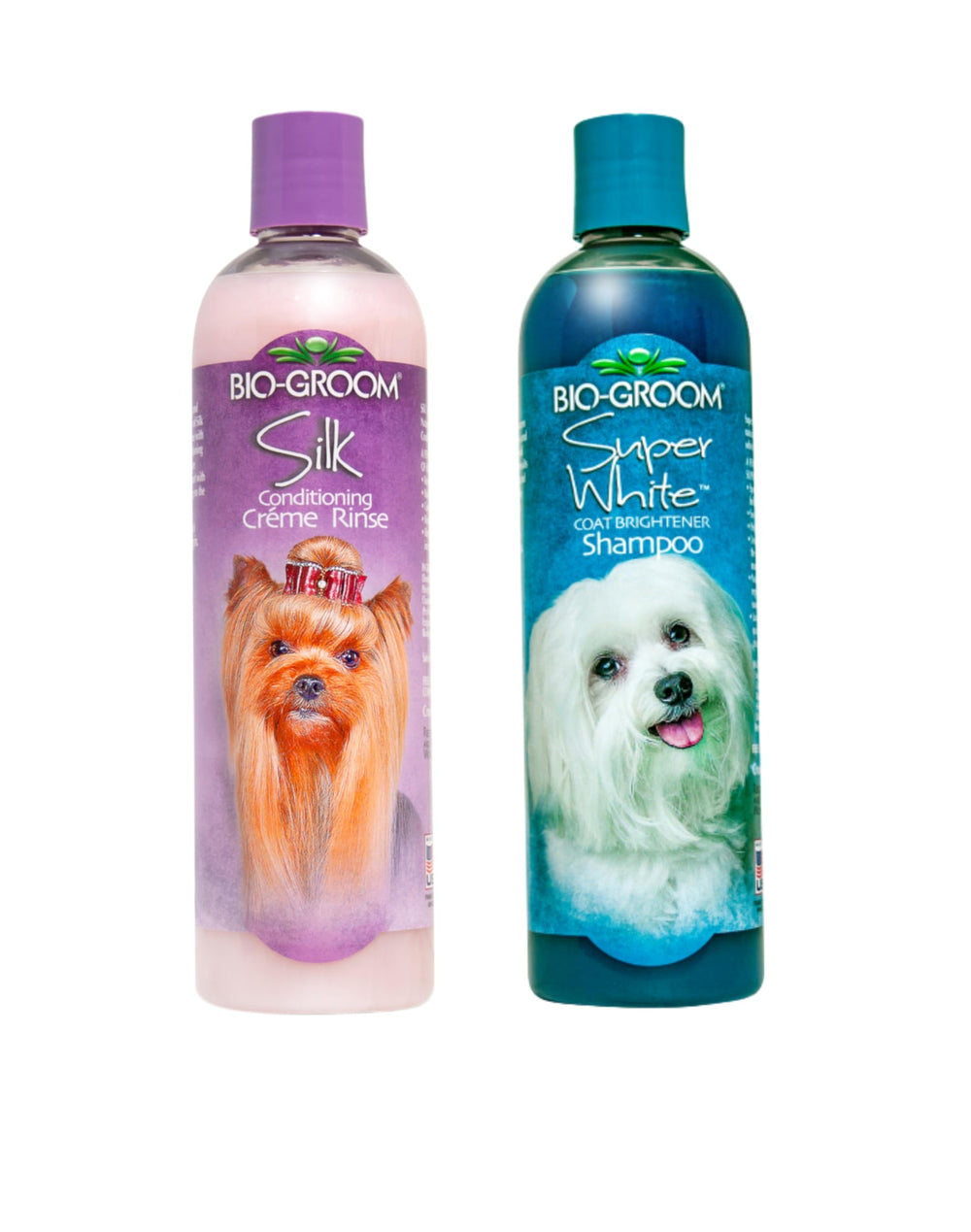 Bio-Groom shampoo para perros blanqueador en botella, pelaje más brillante