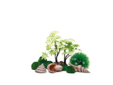 biOrb Decor Set 15L Verano: Arbol de mapa verde para acuario, centro visual.