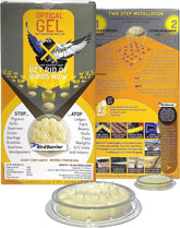 Bird Barrier Optical Gel aplicado en techo detiene aves con enfoque multisensorial