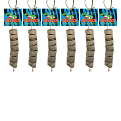 Bird Kabob Mini con trozos de yucca, fomenta el forraje natural en aves