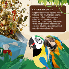 Bird Street Bistro: mezcla-granos-naturales, variedad en la dieta de las aves.
