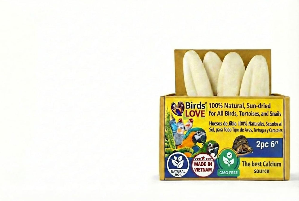 Birds LOVE huego calcium natural para aves, 2-pack.