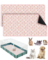 Liners Bissap para jaula de cobayas, 120 x 60 cm, ideal para mantener limpia la jaula.