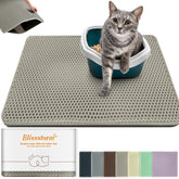 Blissstorm alfombrilla de arena con panal doble que atrapa la arena