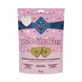 Blue Buffalo Be Mine Bars: empaque frontal, snack saludable para perros.