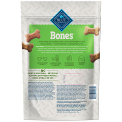 Blue Buffalo Bones sabor pollo, huesos crujientes para recompensas.