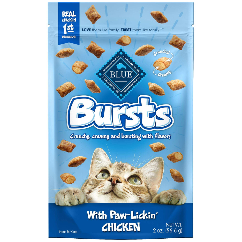Blue Buffalo Bursts bolsa de 2 oz con textura crujiente y centro cremoso de pollo