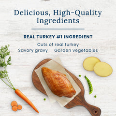 Ingredientes naturales de alta calidad en BLUE Delectables para perros.