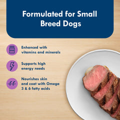 Blue Buffalo Delights sin-pollo-subproductos, opción limpia para perros sensibles.