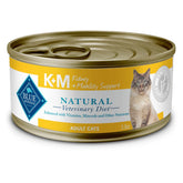 Blue Buffalo KM: latas de 5.5 oz en paquete de 24, dieta renal para gatos.