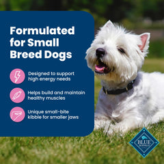 Blue Buffalo Life Protection Formula energía alta para perros pequeños.