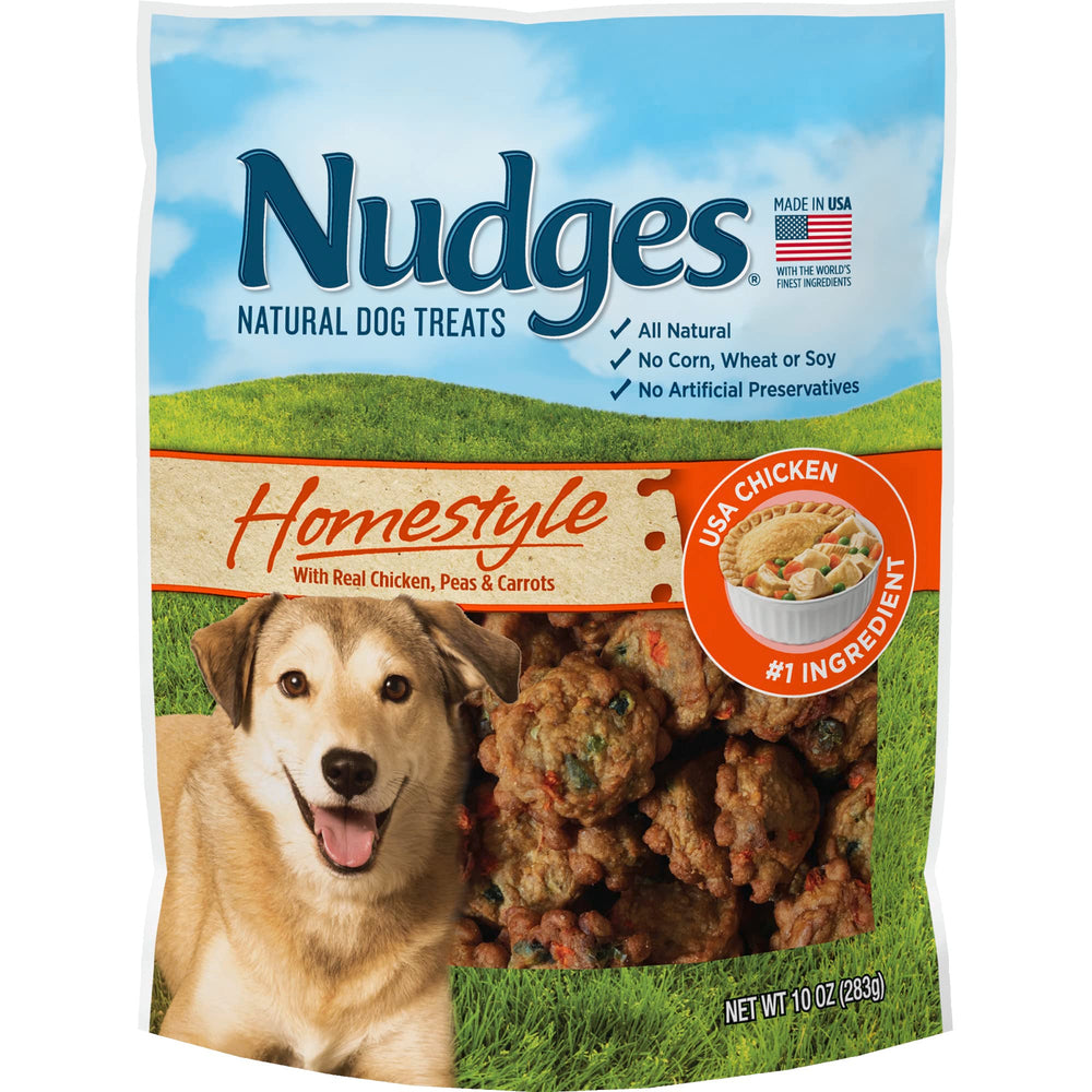 Nudges Blue Buffalo empaque de 10 oz con pollo, perfecto como recompensa diaria