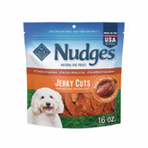 Blue Buffalo Nudges : tranches jerky poulet et canard, récompense savoureuse pour chien.