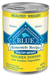 Blue Buffalo Receta Homestyle en lata con res real para sabor nutritivo.