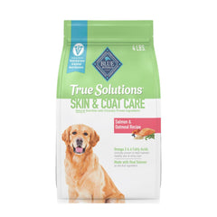 Blue Buffalo Soluciones Verdaderas, salmón real para perros adultos, cuidado de piel y pelaje.