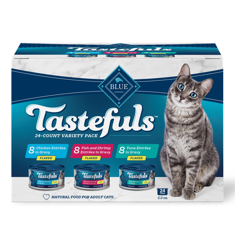 Blue Buffalo Tastefuls lata de atún en salsa sabrosa para gatos