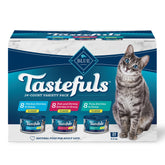 Blue Buffalo Tastefuls lata de atún en salsa sabrosa para gatos