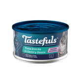 Blue Buffalo Tastefuls: lata de atun, ingrediente principal y sabor natural.