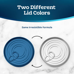 Primer plano de la textura sedosa del paté Blue Buffalo Tastefuls