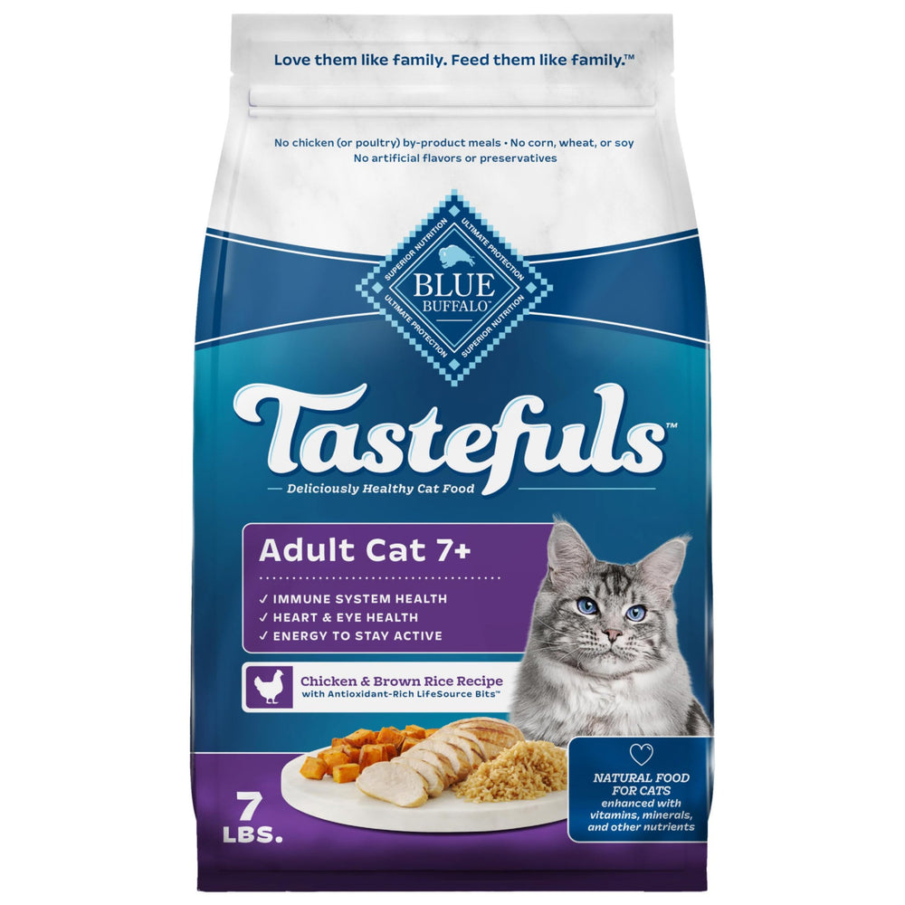 Blue Buffalo Tastefuls, pollo real como primer ingrediente para una dieta natural.