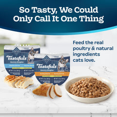Blue Buffalo Tastefuls variedad de sabores, mantiene el interés de tu gato en la comida