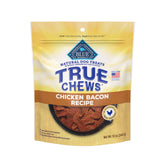 Blue Buffalo True Chews con pollo real en bolsa 12 oz, recompensa sabrosa para perros.