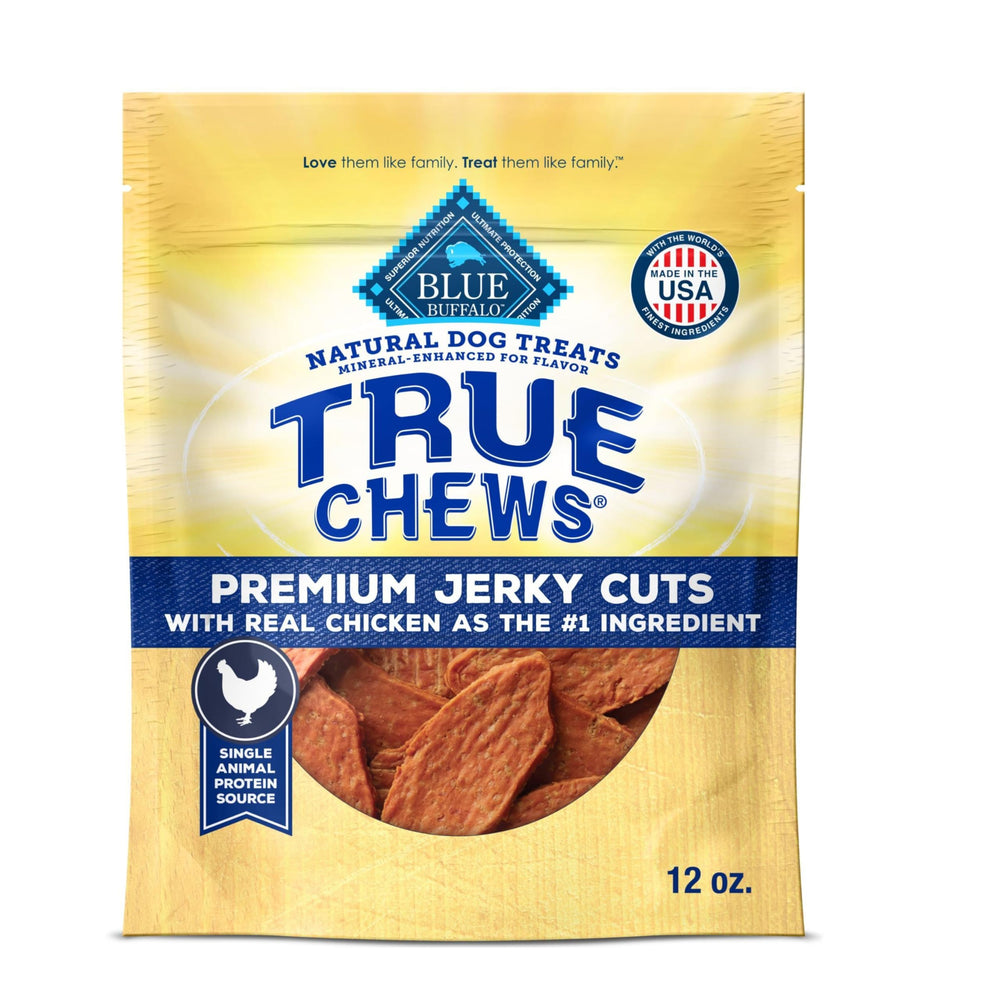 Blue Buffalo True Chews cortes jerky para perros, ideal para entrenamiento y recompensa
