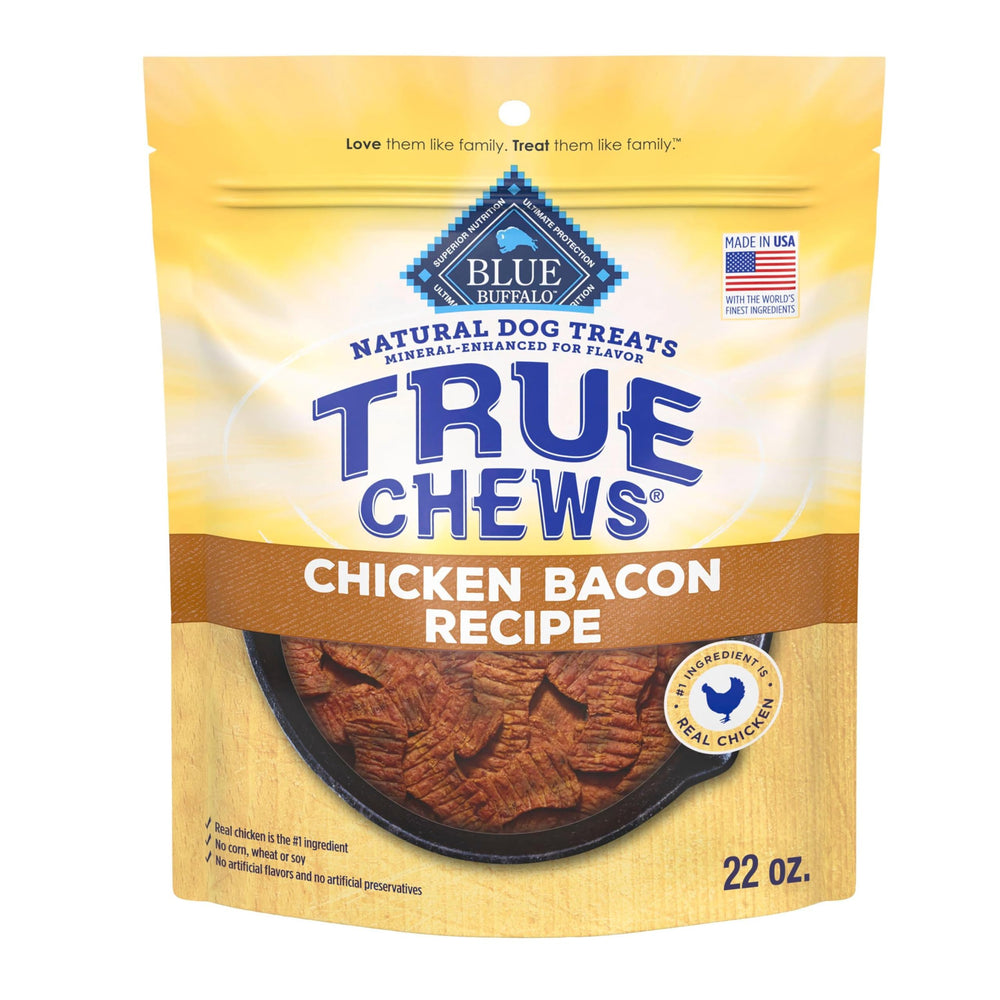 Blue Buffalo True Chews con pollo real primero, sabor que encanta a perros