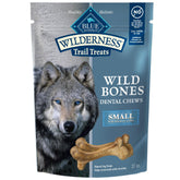 Blue Buffalo Wilderness hueso dental pequeño 27 oz, textura crujiente para limpiar dientes.