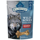 Blue Buffalo Wilderness huesos salvajes dentales para perros medianos, ayudan a la limpieza diaria
