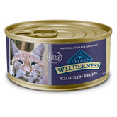Blue Buffalo Wilderness Pate para gatos, lata de 5.5 oz con proteína real