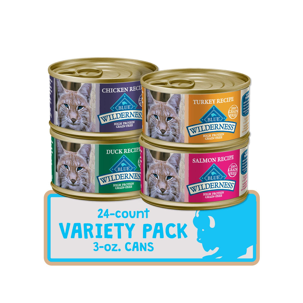 Blue Buffalo Wilderness pollo en paté: energía diaria para gatos activos.
