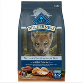 Blue Buffalo Wilderness Puppy alimento seco pollo real: primera ingrediente de calidad para cachorros.