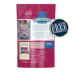Blue Buffalo Wilderness golosinas sin granos con proteína real de pollo y salmón