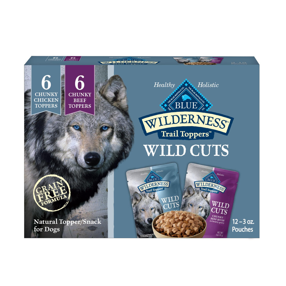Blue Buffalo Wilderness Trail Toppers: variedad de paquetes para complementar la comida